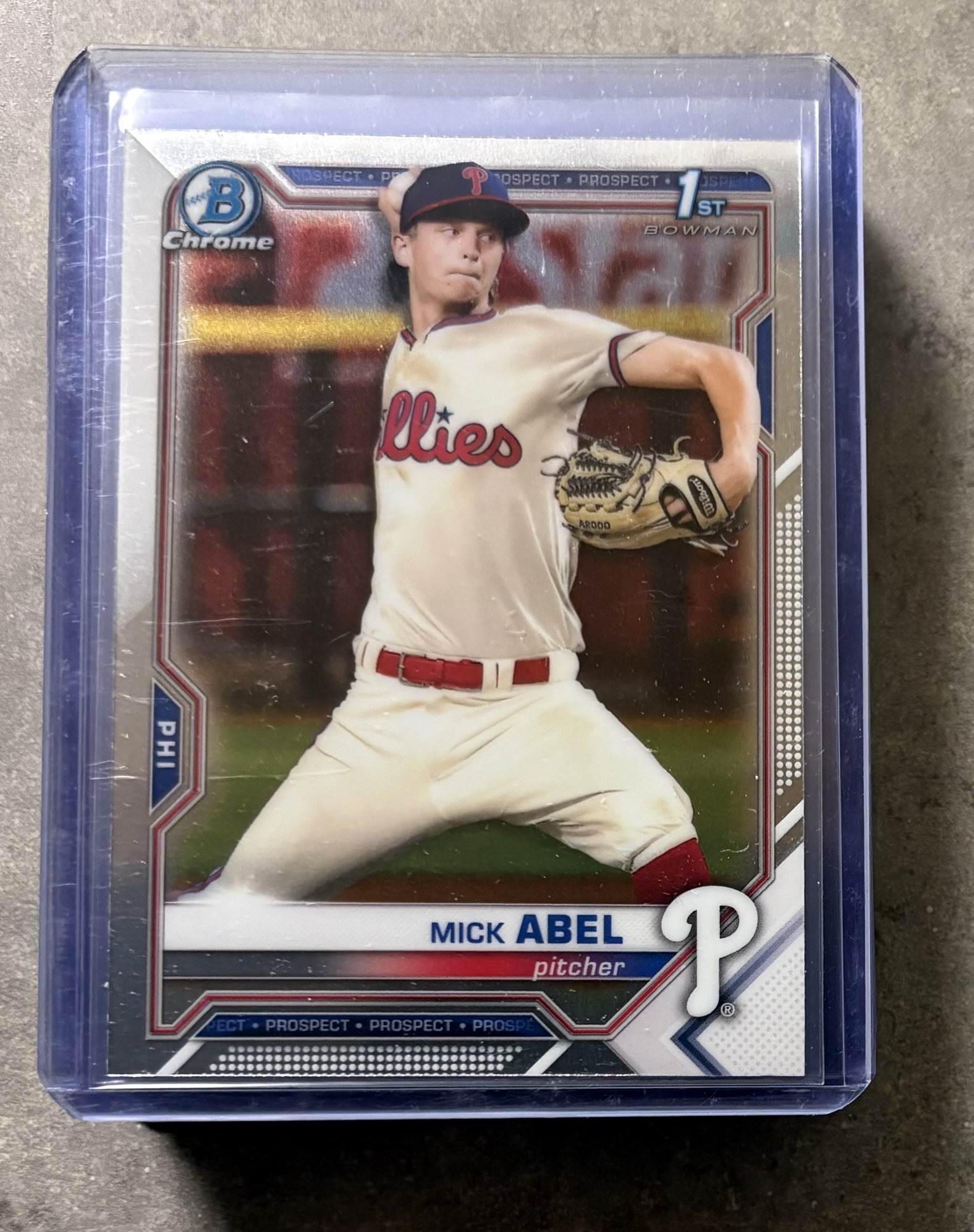 Mick Abel Twins 2021 Bowman 1st Chrome #S0005
